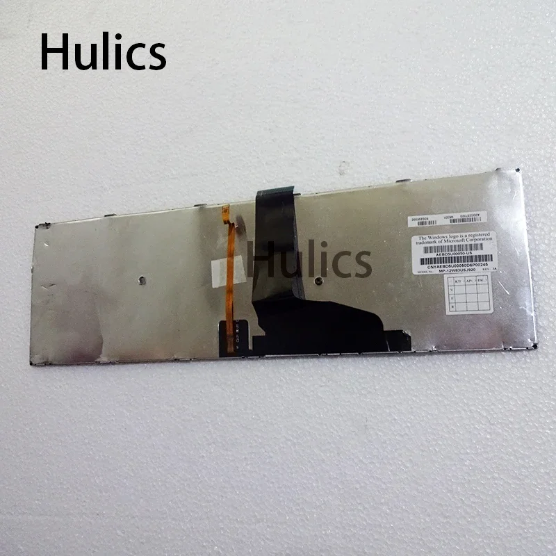 Hulics Used Keyboard For Toshiba Satellite S55T-A S55D-A S70-A S70D-A Laptop US  With Backlit