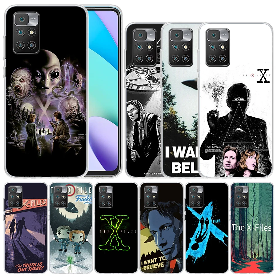 The X Files I Want to Believe Soft Cover for Redmi 12 12C 10 10A 10C 9 9A 9C 9T Print Phone Case 8 8A 7 7A K20 6 Pro 6A S2 K40 P