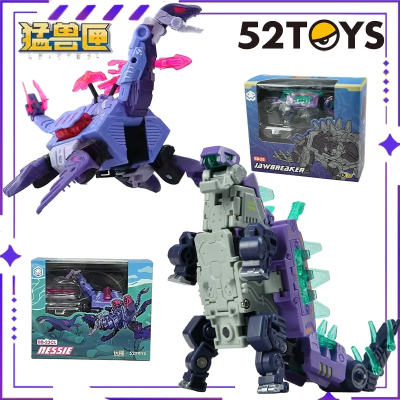 

52TOYS оригинальная серия BEASTBOX Beast Box динозавр клан BB-25 сломанные стальные зубы деформация игрушка в сборе модель, подарок для детей