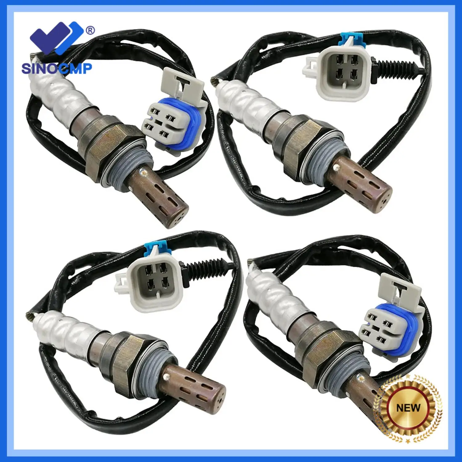 

1set Oxygen O2 Sensor Up&Down 234-4256 234-4668 For Sierra 1500 V8 4.8l 5.3l Automo Auto Sensors Exhaust Gas Oxygen Sensor New