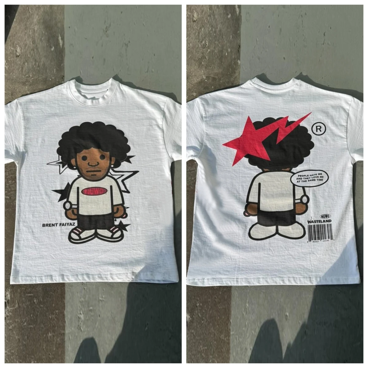 Sonder Brent Faiya.Z Casual Print Summer T-shirts Comfortable and Versatile Letter Pattern Cotton Tee Casual Retro Y2K Tee Tops