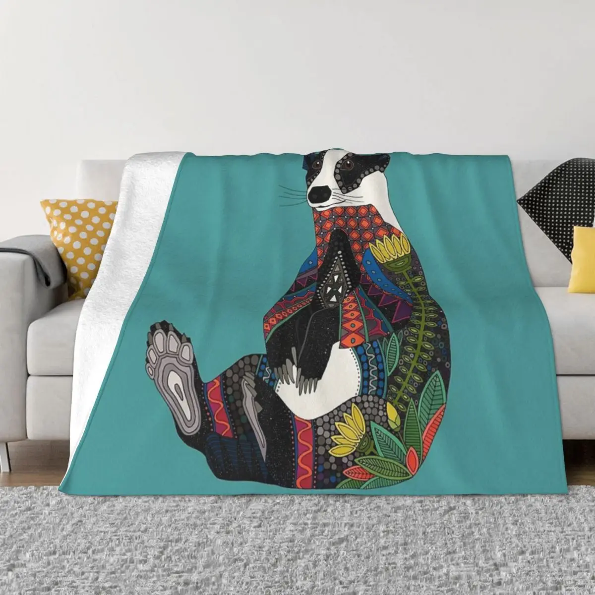 

Badger Turquoise Four Seasons Universal Blanket Air-Conditioned Room Can Be Covered Mother's Day Gift