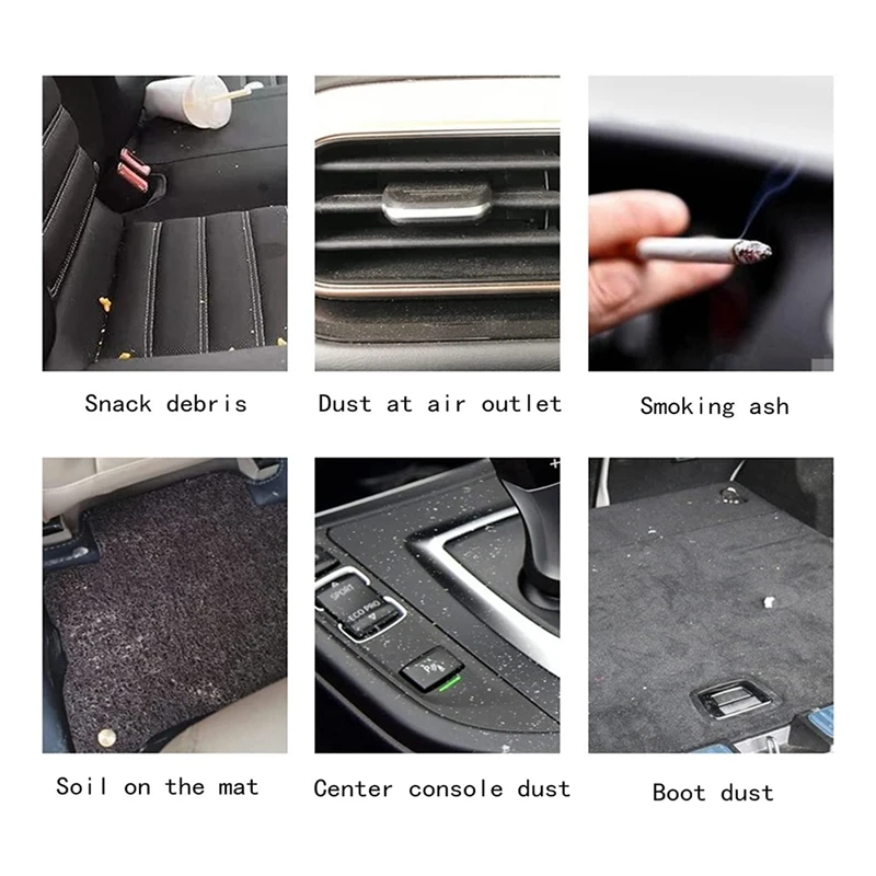 Aspirateur de voiture sans fil portable, aspirateur de détermination, sans fil, support et séchage, 10000Pa, 120W