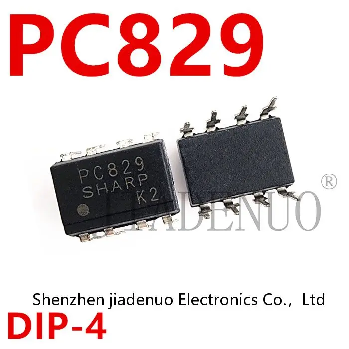 (5-10pcs)100% New PC829 optocoupler DIP8 optical isolator chipset