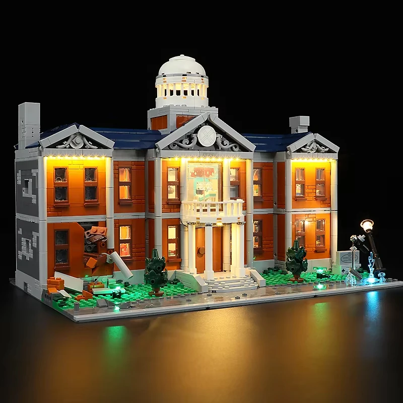 Zestaw oświetlenia LED DIY dla LEGO 76294 Domek szkolny dla dzieci w prezencie (tylko światło LED, bez modelu klocków)