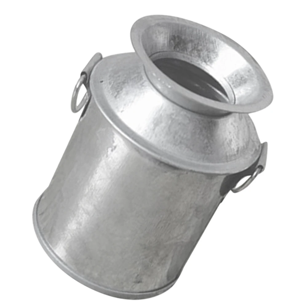 

Small Rustic Metal Flower Pot Mini Vase for Succulents Gardening Decorative Craft Bucket Toy Vintage Style Home Accessory Floral