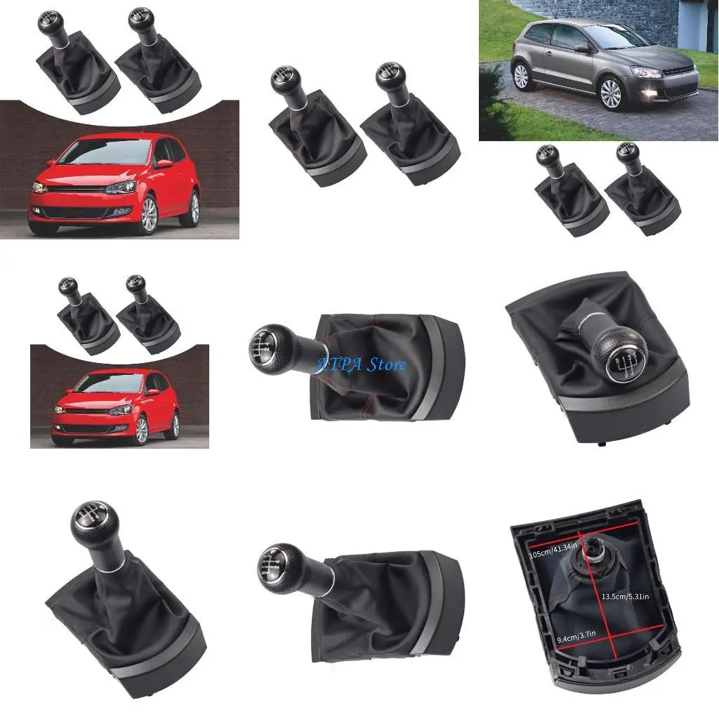 

U13C Leather Gear Smooth Shifting Comfortable Grip Gear for Seat 02-10