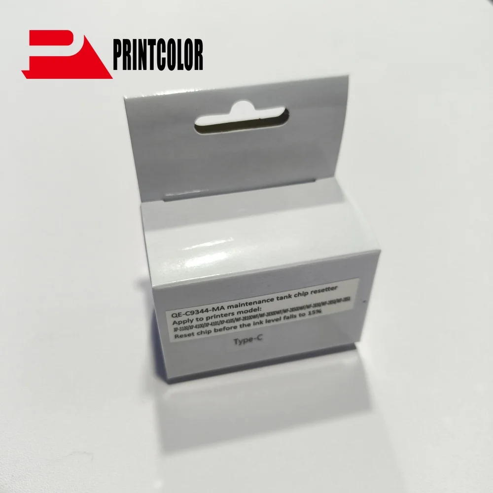 

Для Epson L5590 L3550 XP-2200 XP-2205 XP-3200 3205 4200 4205 WF-2910 WF-2950 2930 2935 C9344 Ящик для обслуживания Сброс чипа бака