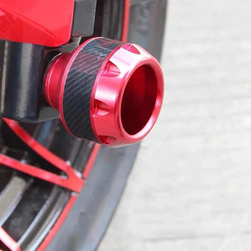 2Pcs Universal Aluminum Alloy Motorcycles Falling Protector Explosion-proof Front Fork Cups Sliders Crash Moto Safty Accessories