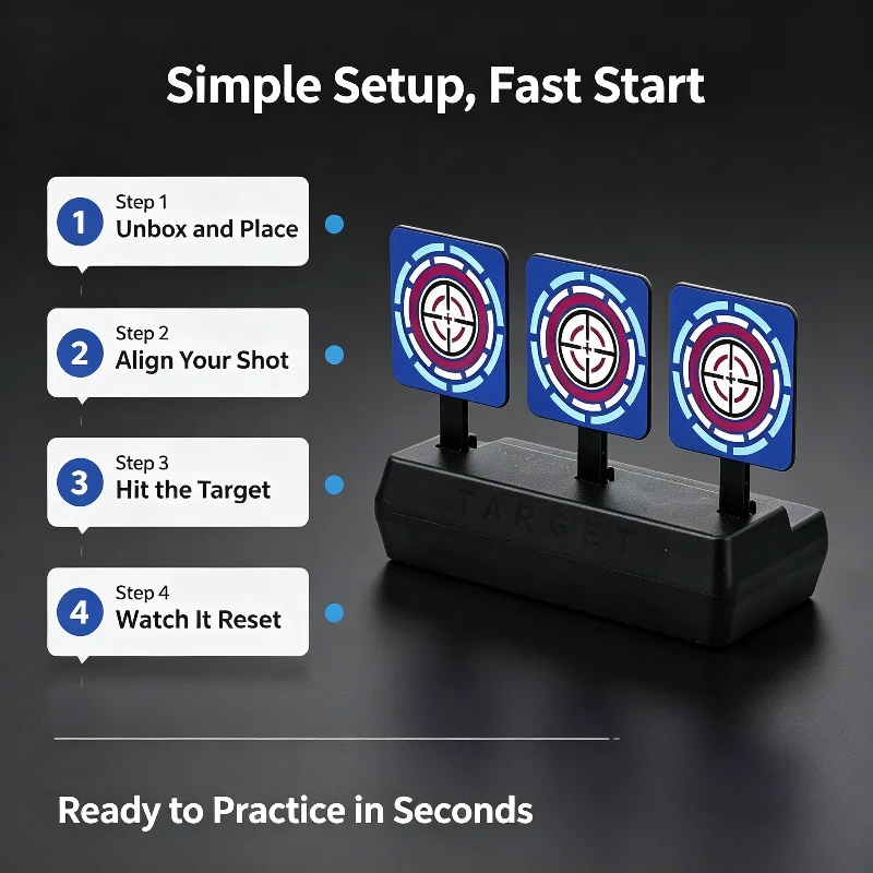 Leisure Training Game Target Vertical Auto Return Mechanical Rebound Board For All Standard EVA Foam Darts