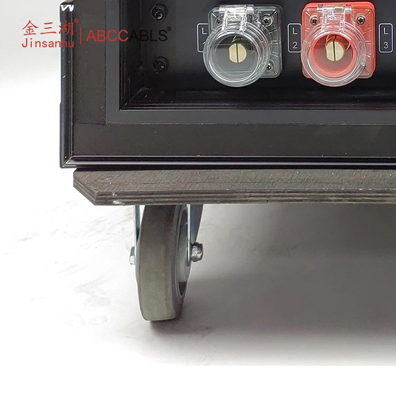 27CH US Stage Power Distribution Box | 3Phase Camlock Input, 24*NEMA5-20R+3*IP44+2*19Pin Round Connector Touring Power Distro