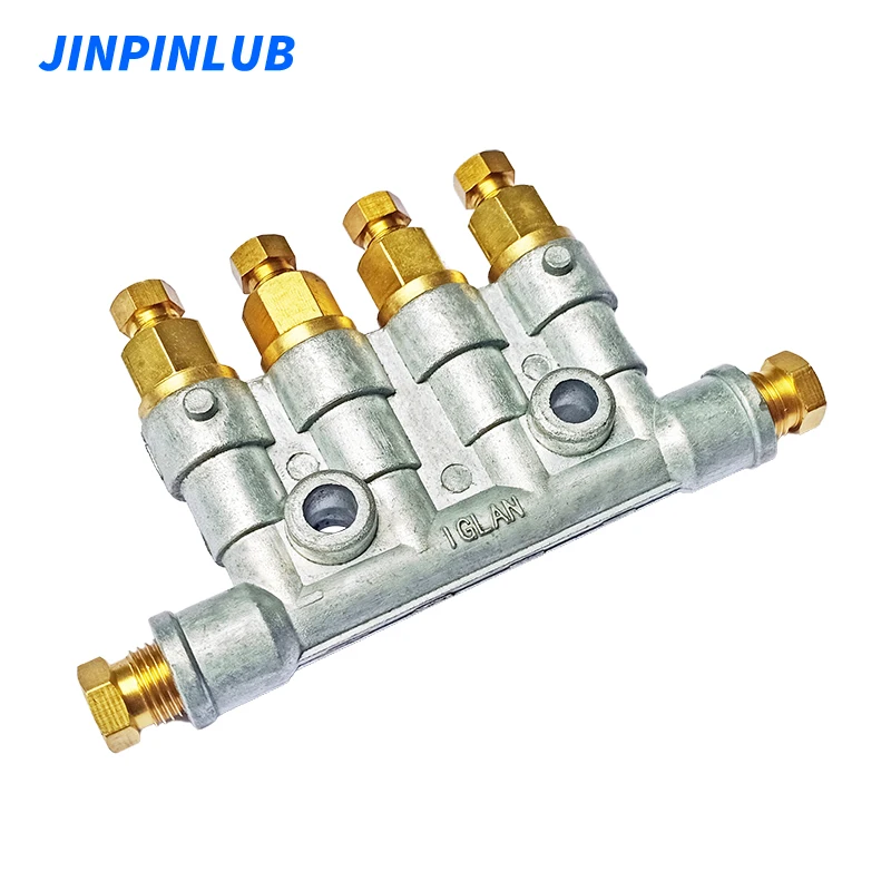 JINPINLUB DPB Distribution Valve Detect Volumetric Grease Oil Distributor For Volumetric Pdi Lubrication Pump