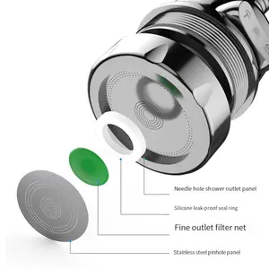 Kitchen load tap, splash -proof extender, domestic shower filter, universal tap can rotate water outlet, cargo shower 6 Main Sales Filter Tap Kitchen - №3