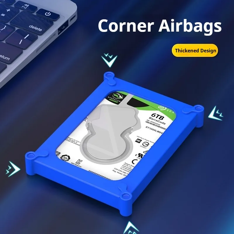 MAIWO HDD Protective Case 2.5 3.5 Inch Bare Hard Drive Silicone Protective Cover External Protection Anti Knock Hard Drive Cover