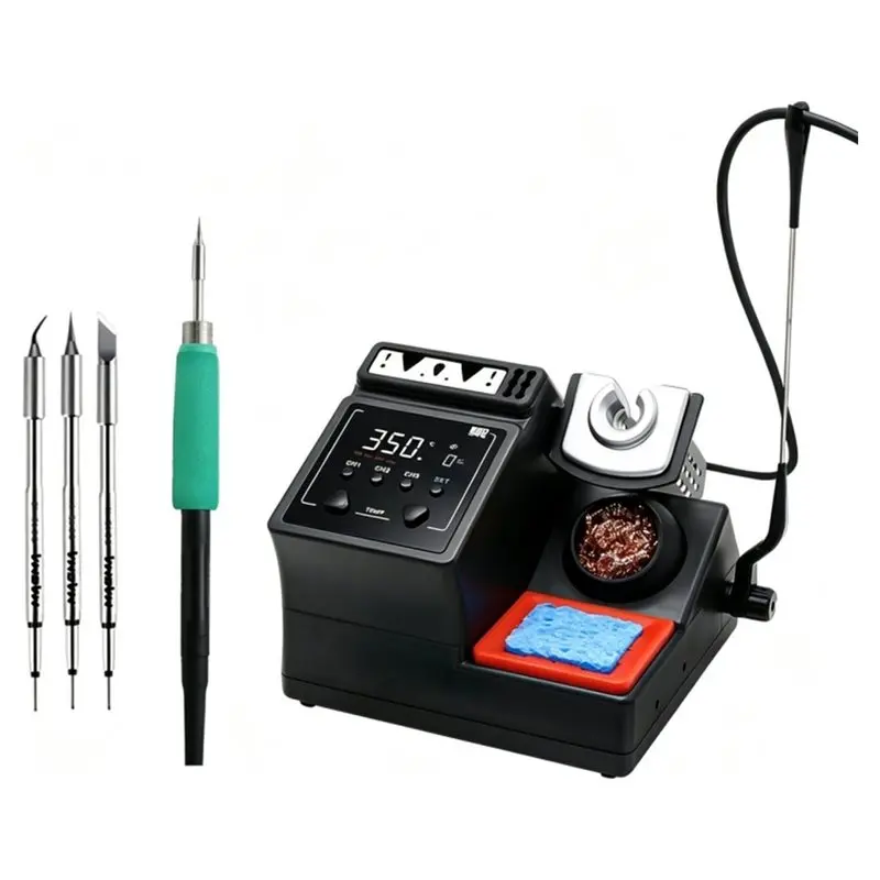 FYBL-1Set A9E Soldering Station, Compatible With 245 Model Soldering Iron Tips, Handle Temperature Control,Rework Station
