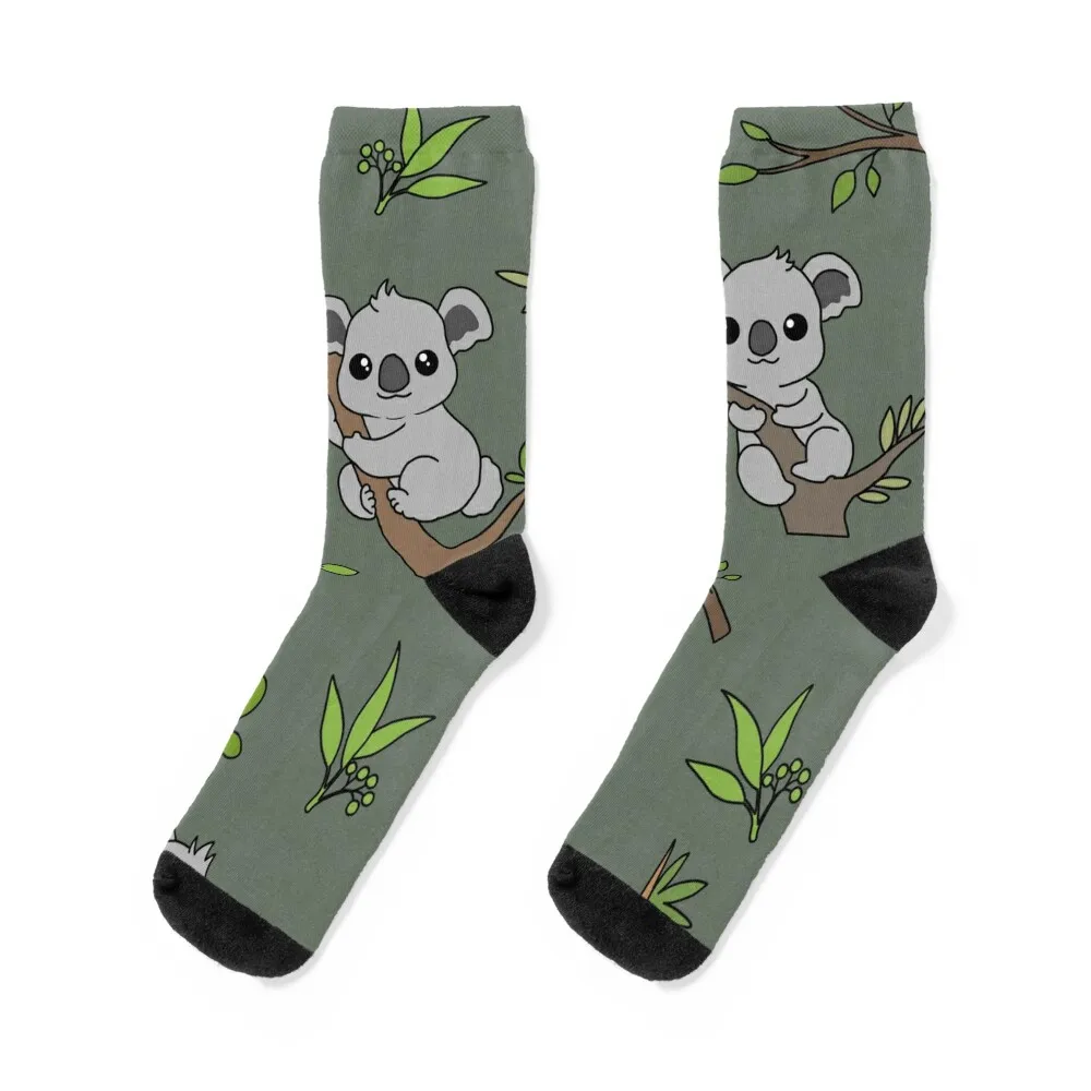 

Koala Bear Eucalyptus Australia Koala Socks winter gifts Run Girl'S Socks Men's
