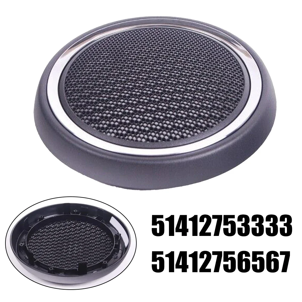 

Protect and Enhance Your Car's Speaker with Chrome Speaker Cover for BMW For Mini R55 R59 51412753333 51412756567