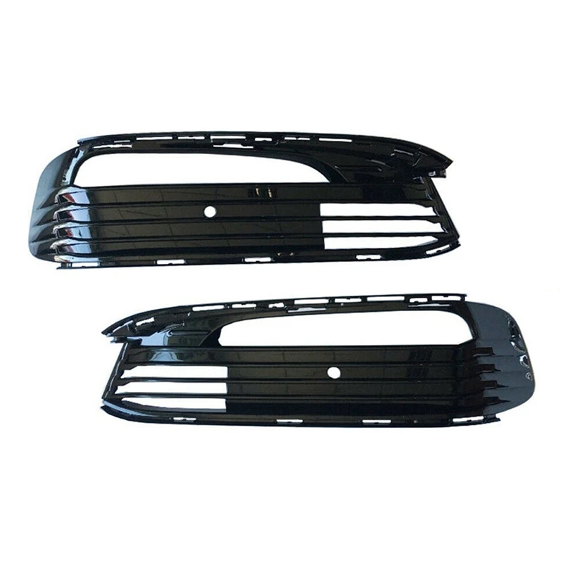 1Pair Front Bumper Fog Lights Mesh Grille Cover Trim 51117358789 51117358790 51117362693 For BMW 7 Series G11, G12