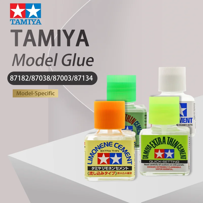 Оптовая продажа, моделирующий клей Tamiya 87003 87038 87012 87182, жидкий цементный клей, очень тонкий, быстрая настройка для пластиковой модели