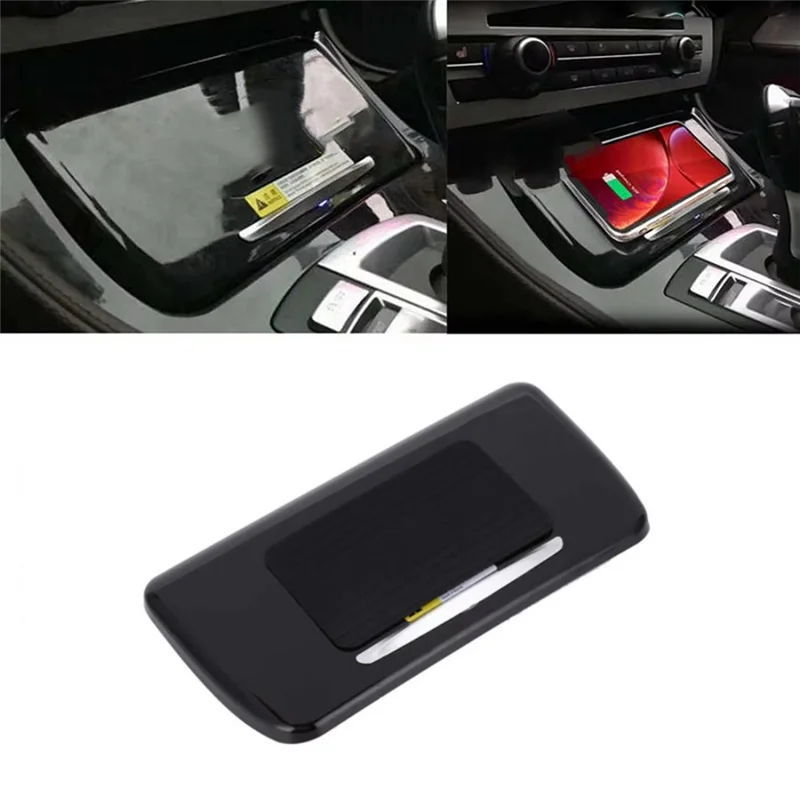 

APPLIA-For BMW 5 Series F10 F11 F18 2011‑2017 Car Wireless Charger 15W Fast Charging Phone Charger Pad Accessoies