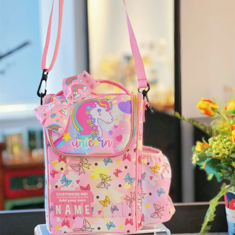 French vest original hot selling children's lunch bag girl unicorn lunch hot box fruit box tote bag