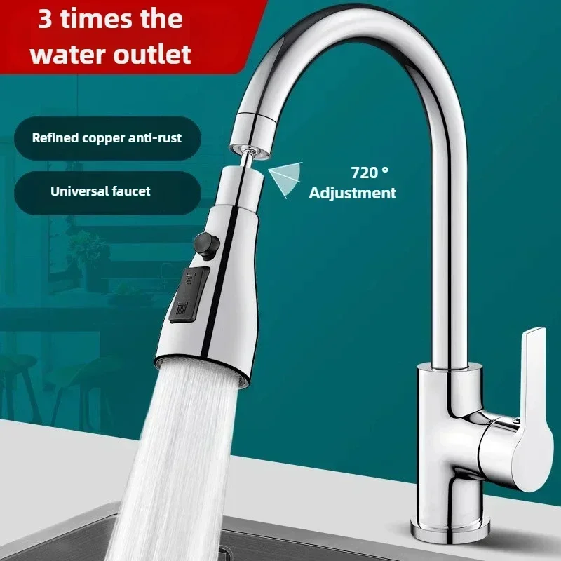 

Universal 360° Rotate Kitchen Faucet Extender Kitchen Washbasin Faucet Nozzle Dish Shower Aerator Plastic Splash Filter Bubbler
