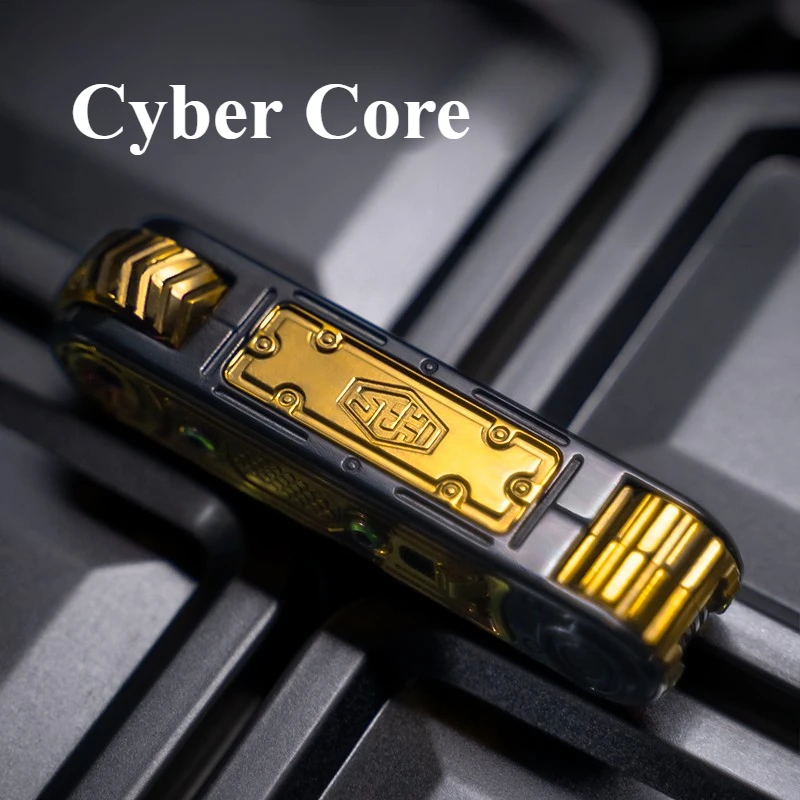 

2025 NewSEKI Cyber Core EDC Mechanical Tuning Fork Dingding Fingertip Metal Pushing Brand Black Technology Decompression Desktop