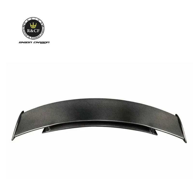 

GTR Стиль со светодиодной подсветкой из углеродного волокна Задний спойлер GT Wing для Mercedes Benz C190 2-дверный AMG GT GTR 2015+