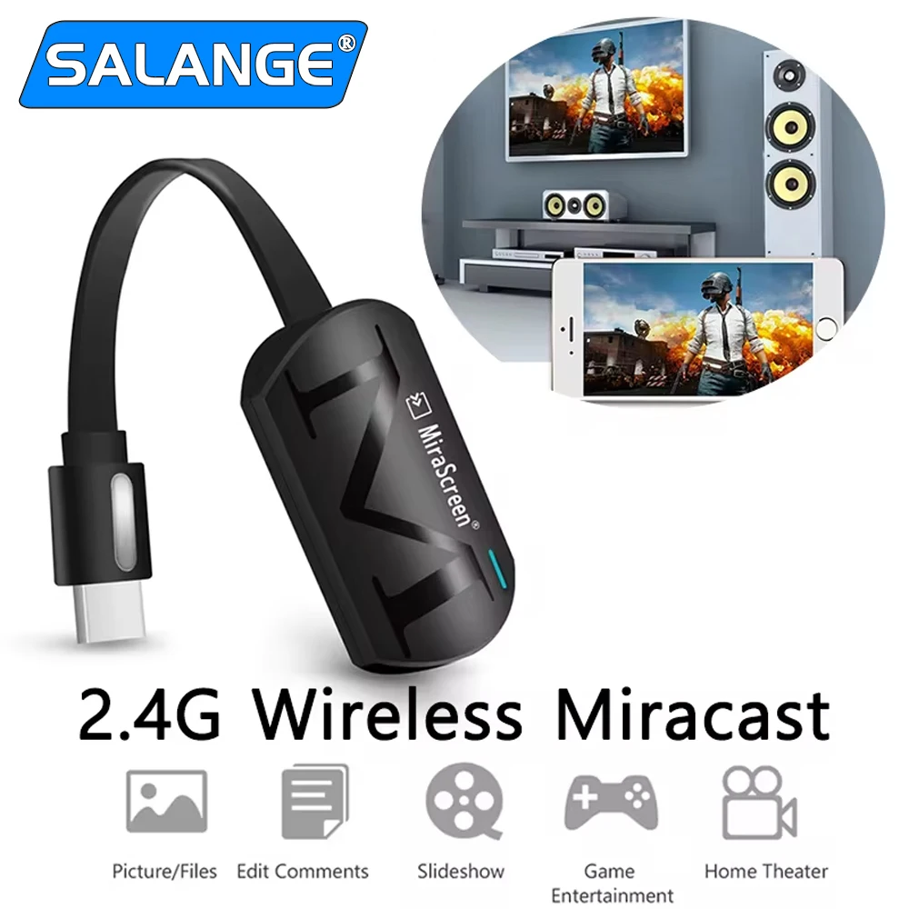 

Wireless WiFi Display Receiver TV stick Mira Screen DLNA Airplay HD Media Miracast TV Dongle 1080P For phone Tablet PC to HDTV