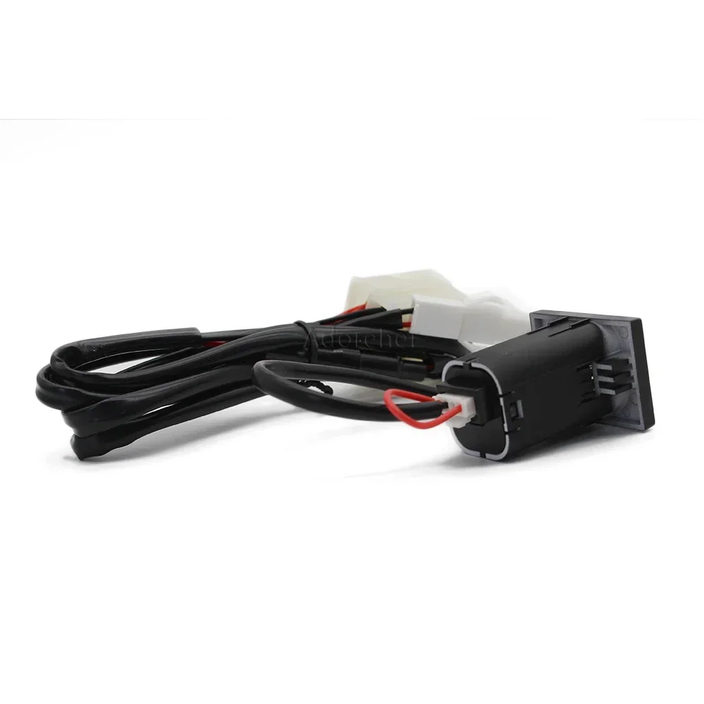 12V/24V Car Fast Charge Adapter USB QC3.0 Interface Socket Power Outlet Switch for Ford FOCUS 04-10 Electronics Accessories