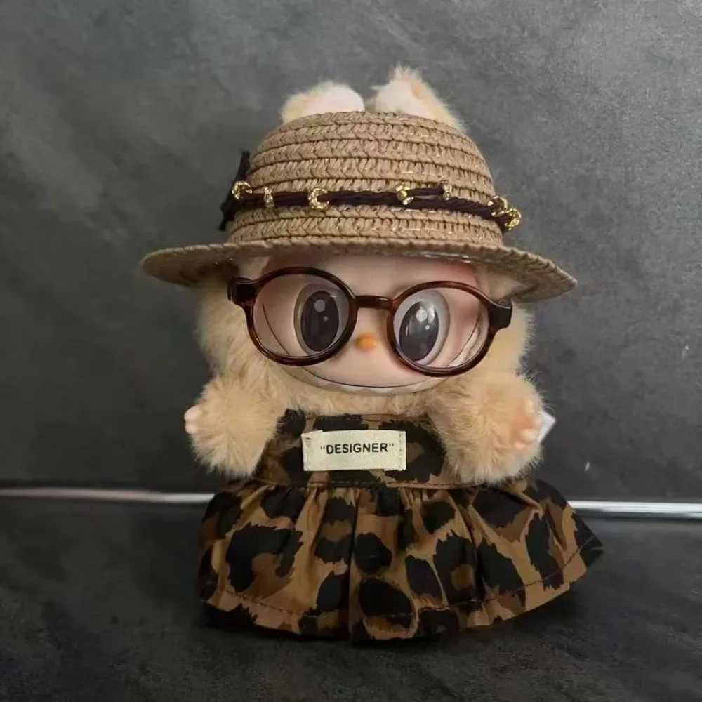 New MIni Plush Doll'S Clothes Outfit Accessories for Labubu V1 V2 Dolls Clothes Accessories DIY Gift