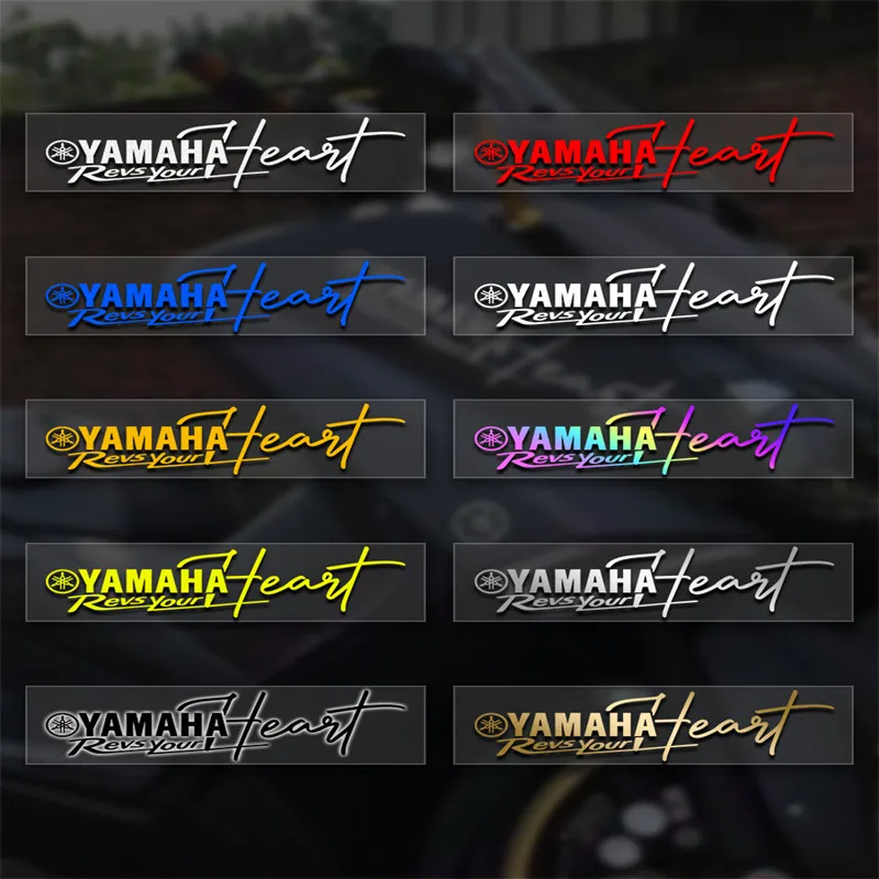 2Pcs Motorcycle Decorative Stickers for Yamaha NMAX155 XMAX300 TMAX560 Front Face Reflective Waterproof Scratch Resistant Decal
