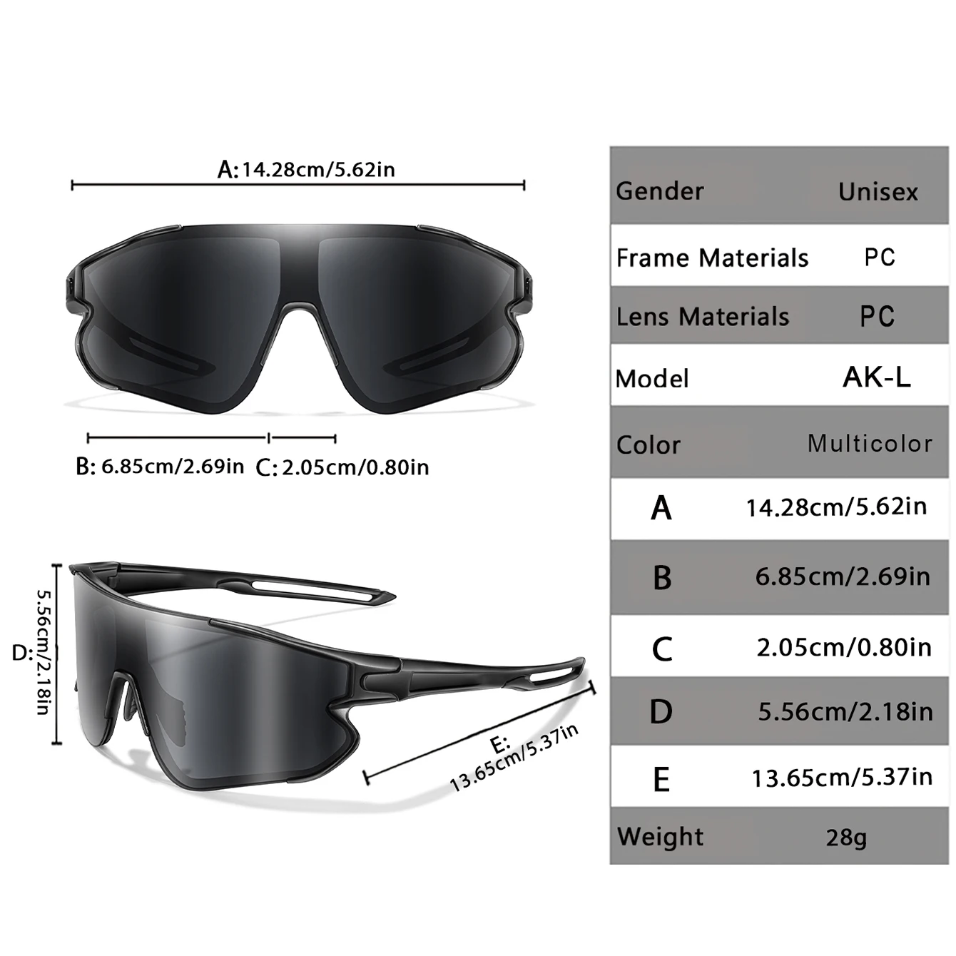 3 Pairs Men Women Sunglasses Outdoor Sports MTB Bike Bicycle Cycling Running Motorcycle Eyewear Big Lens Windproof Shades