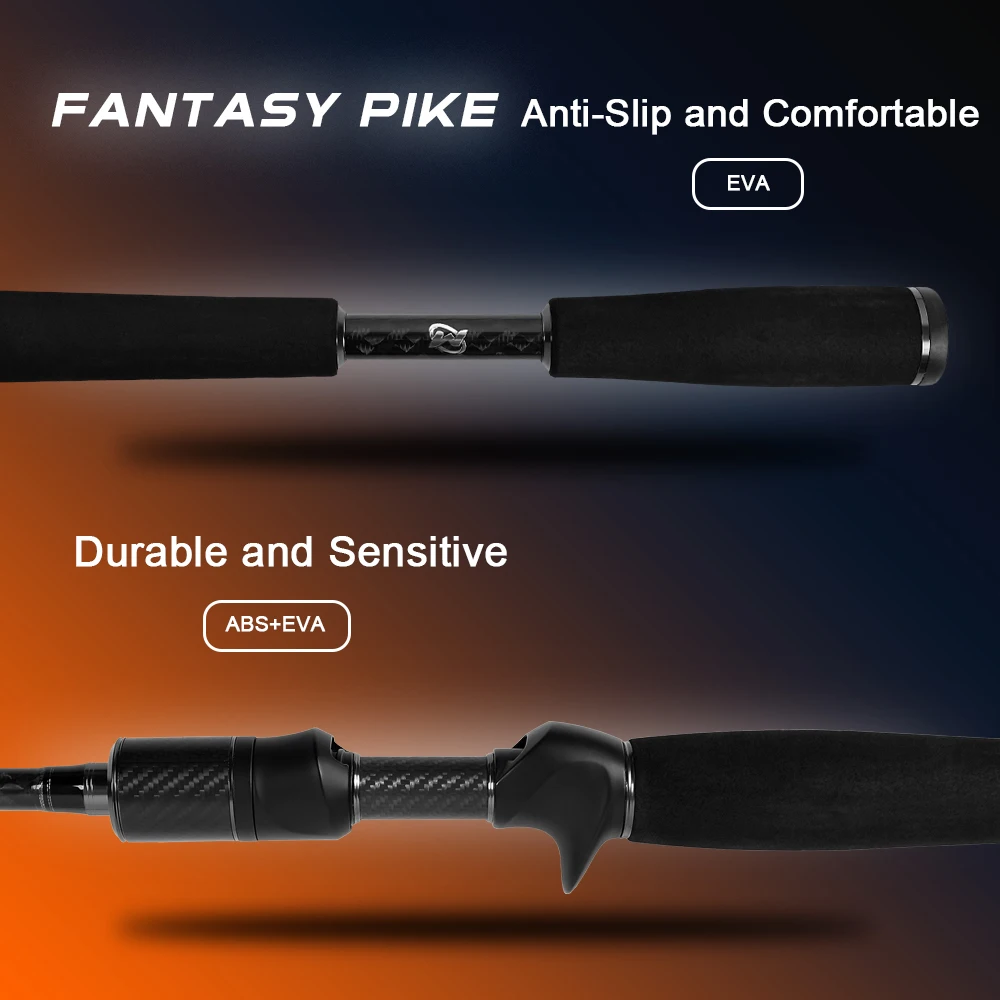 MIFINE FANTASY PIKE Fishing Rods Spinning Baitcasting 30T Lure 5-20g 10-30g 20-60g 30-120g for Freshwater Saltwater Tubular Tips image 6