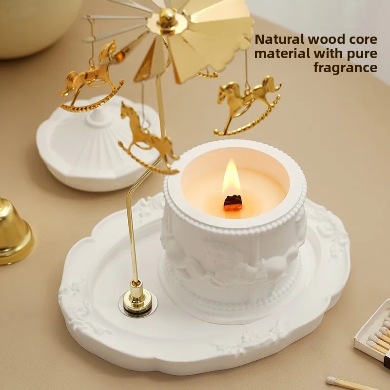 YFY  scented candle - perfect birthday gift for female friends, bedroom home use, long-lasting light fragrance