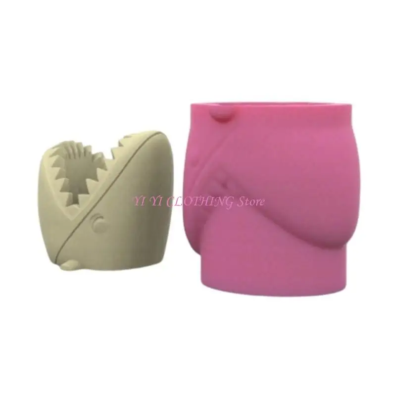 

N5KF Гибкие силиконовые формы для цветов в форме акулы Силиконовые формы для изготовления акул