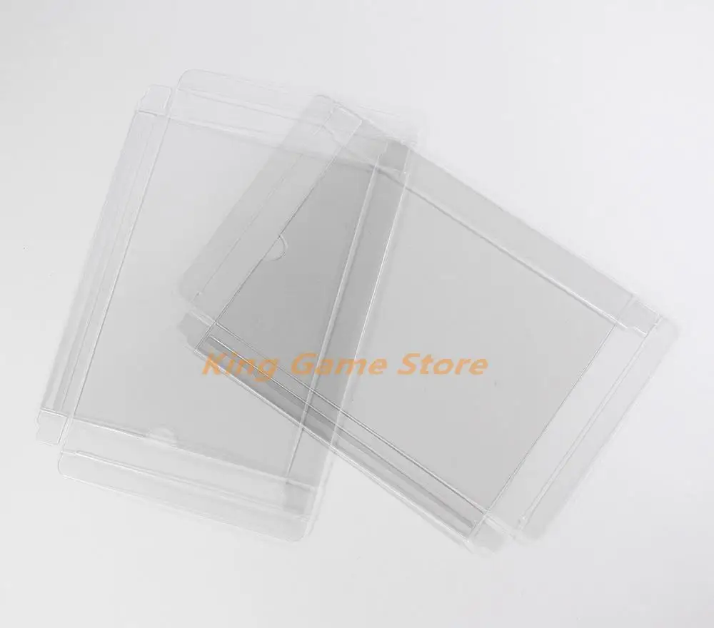 20 peças para ps5 ps4 ps3 console de jogos pet caixa de proteção de plástico à prova de poeira caixa colecionável pet transparente