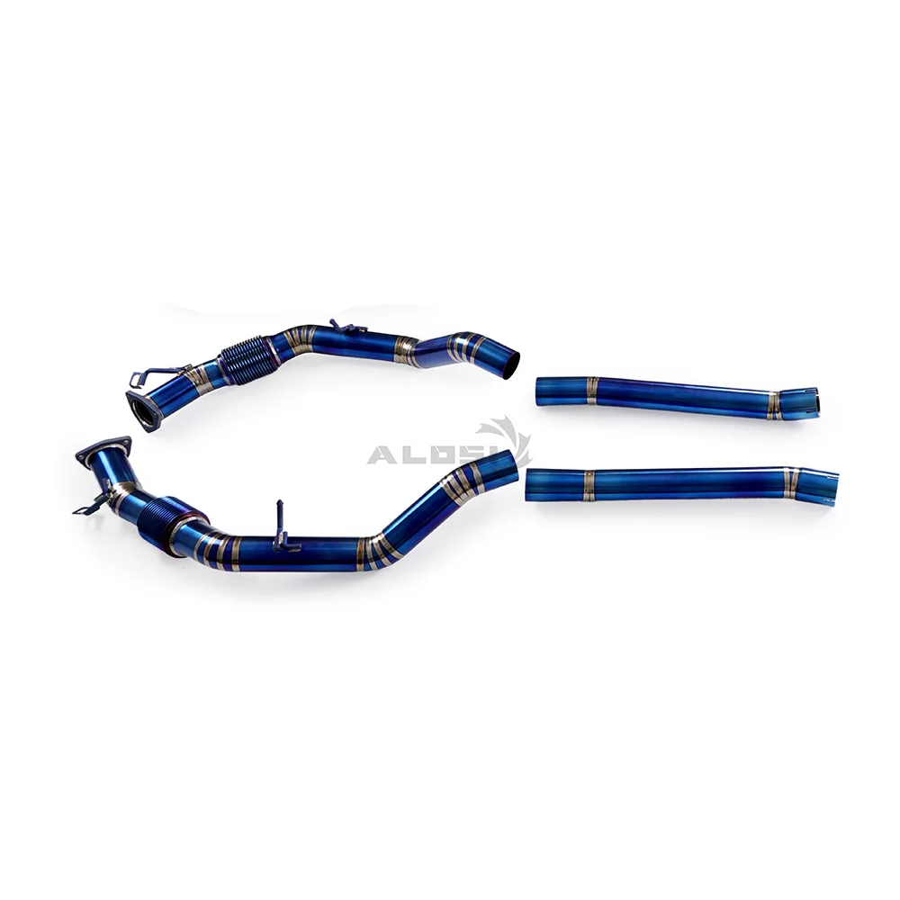 Suitable for Titanium Exhaust Front Tube Porsche Cayenne Turbo 4.0T 2020-2023 Young Quantitative
