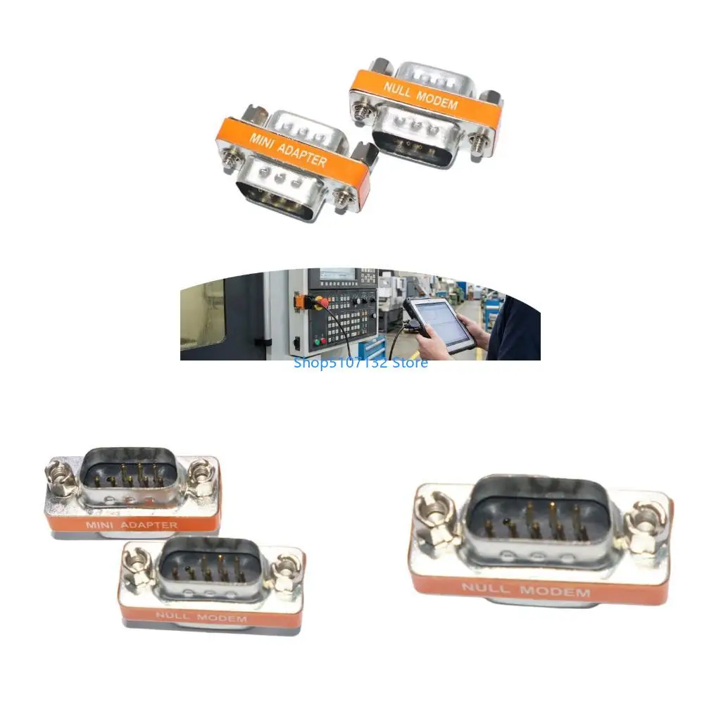 87HD 8Pin Serialed Port Conversion Head RS232 Adapter For 0 Modem Connection Offering Outstanding Video Performances