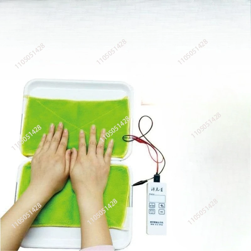 Antiperspirant machine, sweaty hands and feet, hand sweaty artifact, hand sweatiness,  sweaty Rick pulse student