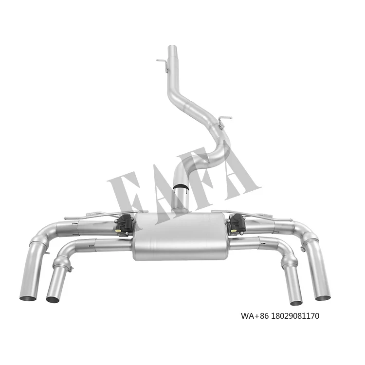 High Performance Exhaust System for 2018   7.5R New Condition Cat Back Exhaust Muffler with Upper Tail Valve Exhaust