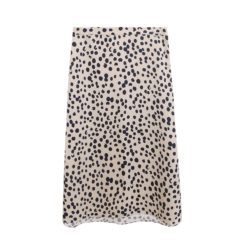 

Fall Faion Skin-friendly Mid-length A-line Skirt with Zipper Ele Draped Women's Partial Skirt Anti-aging Quali