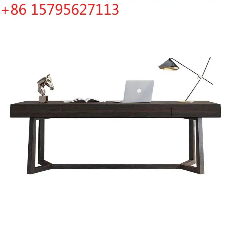 Customized Italian desk study home minimalist computer modern light luxury living room simple design Nordic network cross-border