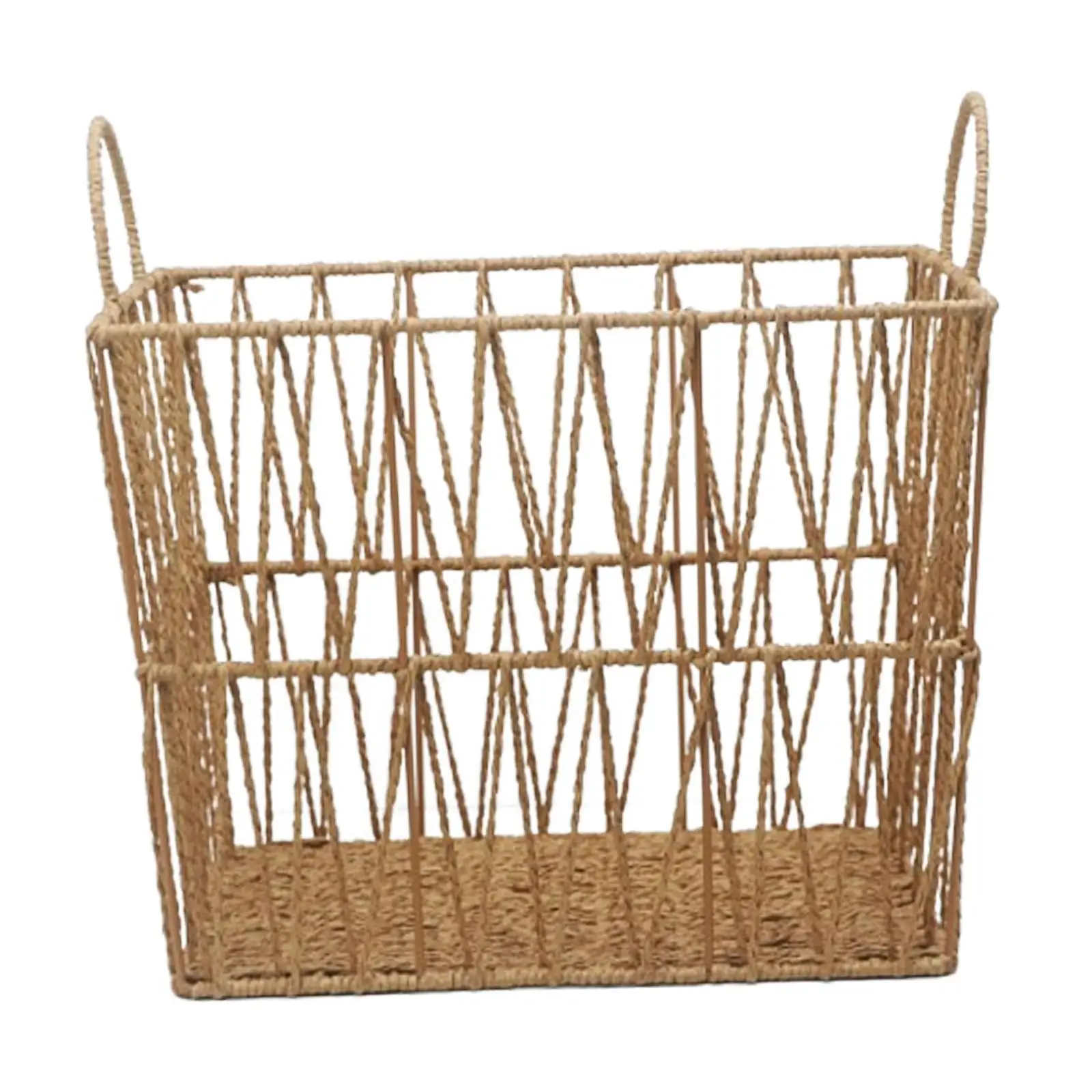 Desktop Storage Basket Woven Serving Basket Multifunction for Vegetable Paper