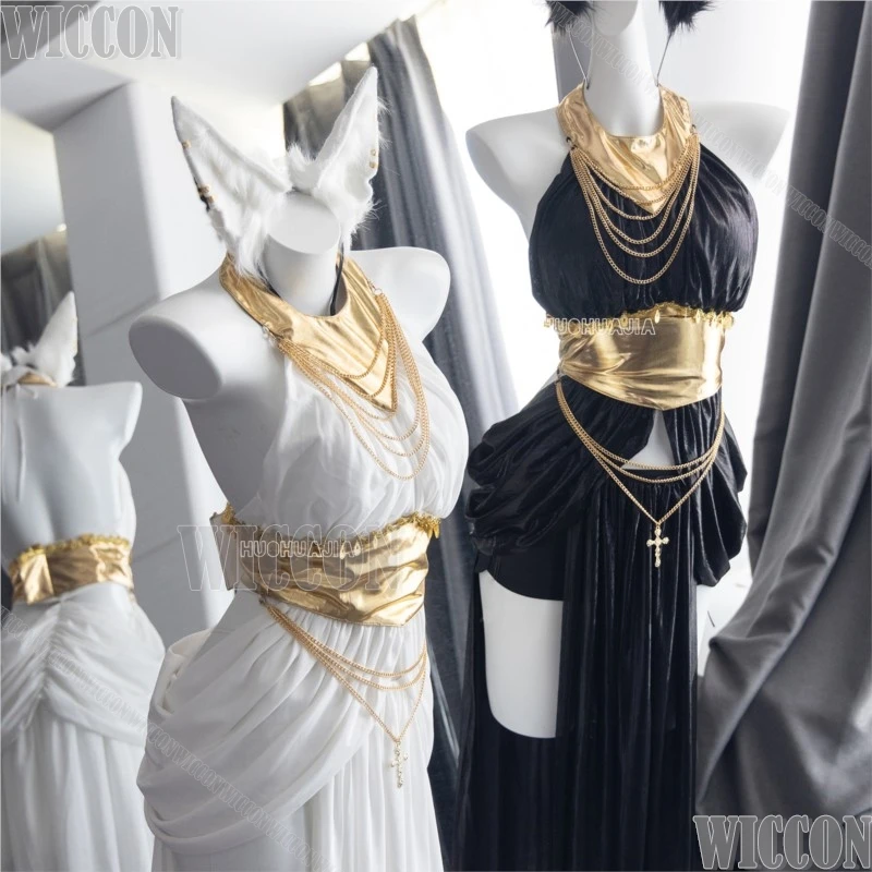 

Sexy Cleopatra Party Women Cosplay Queen Egypt Original Exotic Dance Clothes Wolf girl Celebrity Same Style Carnival Halloween