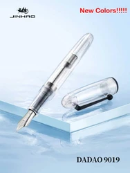 JINHAO 9019 Fountain Pen Ivory Big Size Resin Pen EF/F/M Nib with Large Converter Stationery Office School Supplies Writing Pen