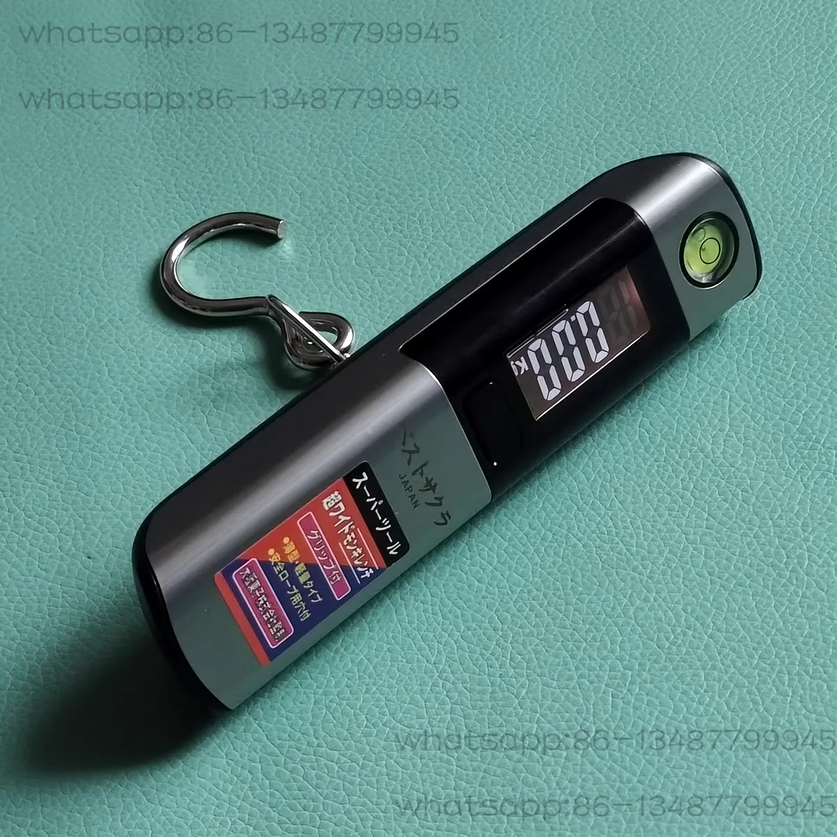 

Japan 50kg Portable Portable Scale Mini Electronic Luggage Scale Built-in Tape Measure Portable Express Scale