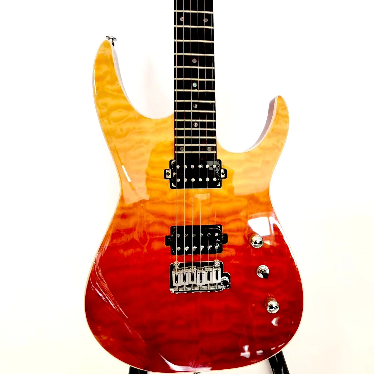 High Quality 6-String Electric Guitar with 22 Frets American Alder Wood Body  Maple Neck & Rosewood Fingerboard