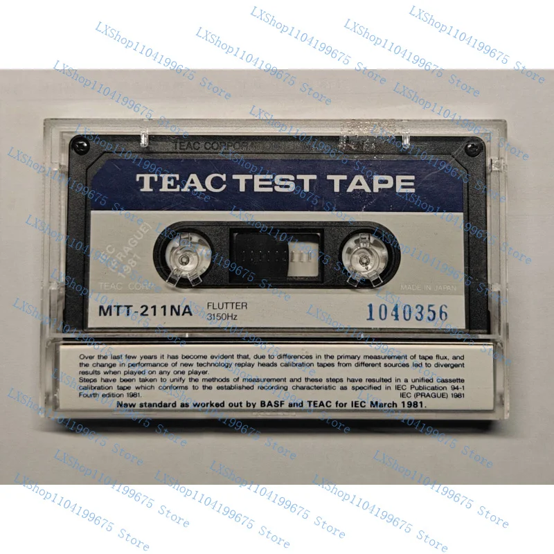 

New for TEAC MTT-211NA Speed/Flutter Test Tape 3.15kHz