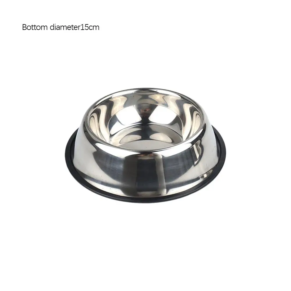 Large Capacity Bowl Stainless Steel Pet Feeding And Drinking And Dog Feeder Bowl Food Bowl Cheap Bowl Metal P1r4